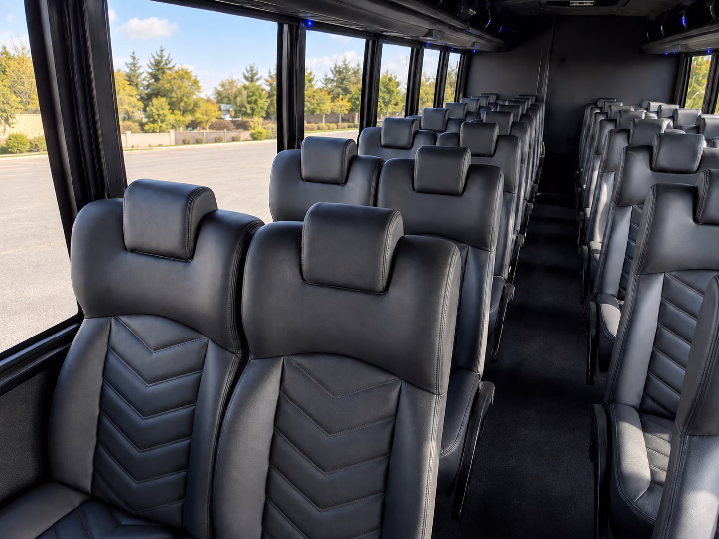 pittsburg 15 passenger minibus interior