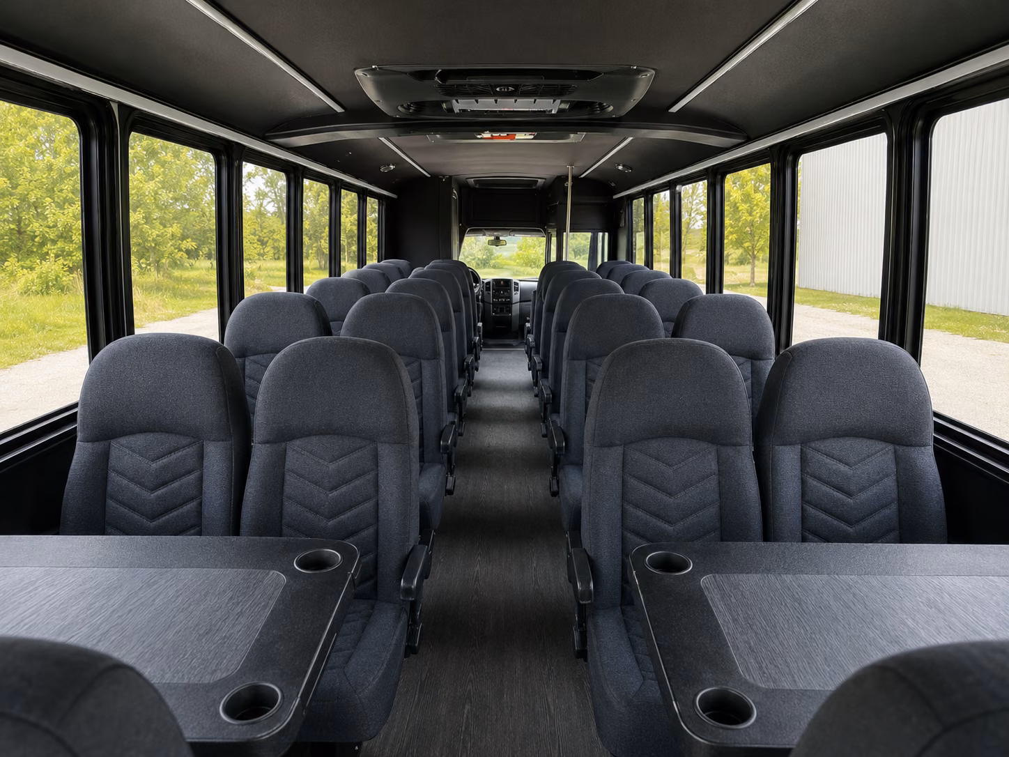 pittsburg 18 passenger minibus inside