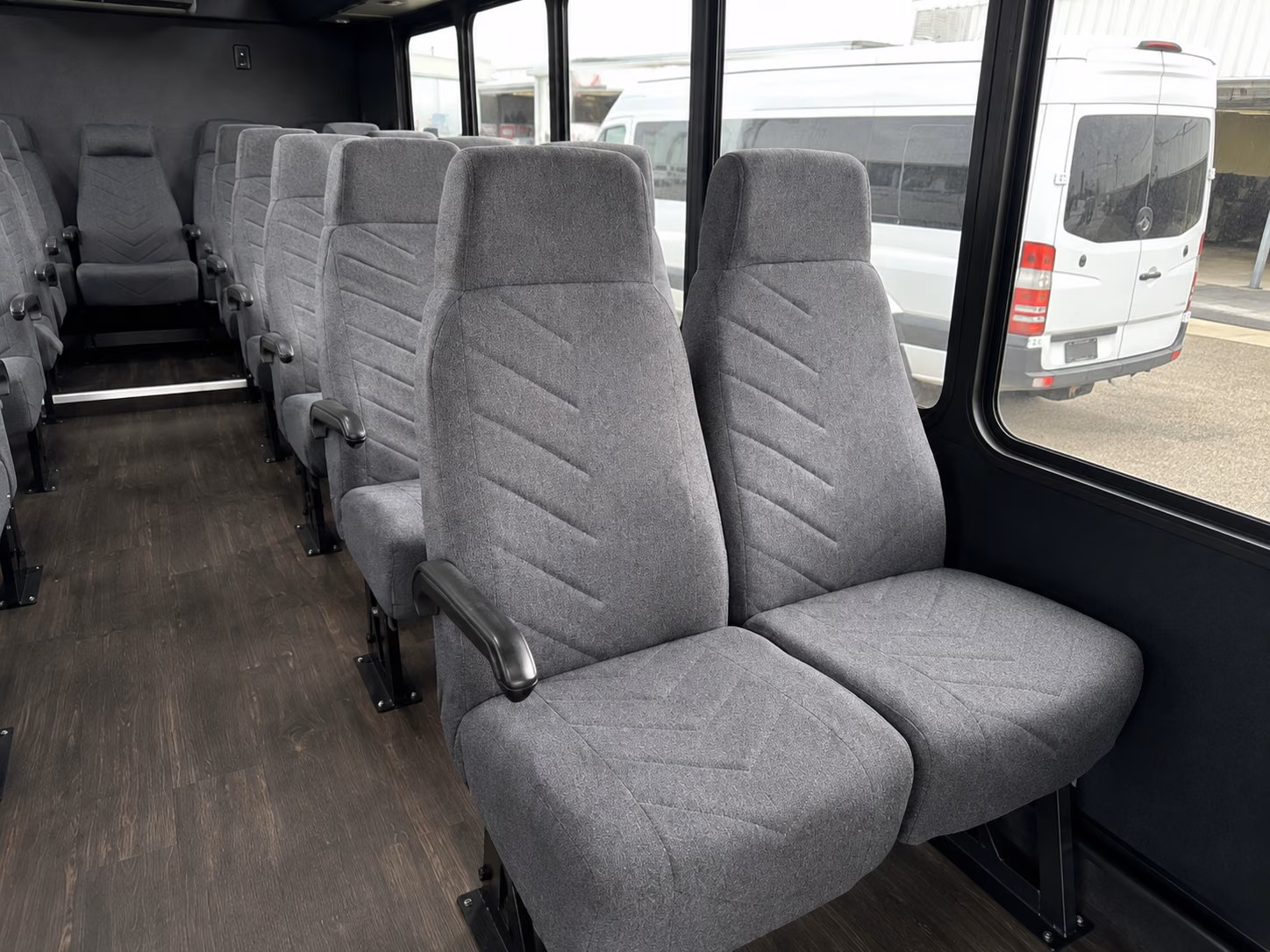 pittsburg 18 passenger minibus interior