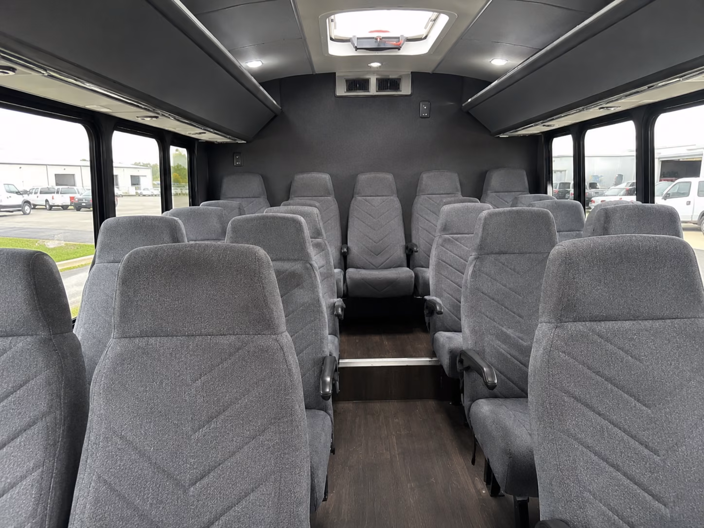 pittsburg 20 passenger minibus inside