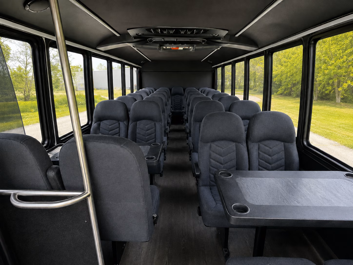 pittsburg 20 passenger minibus interior