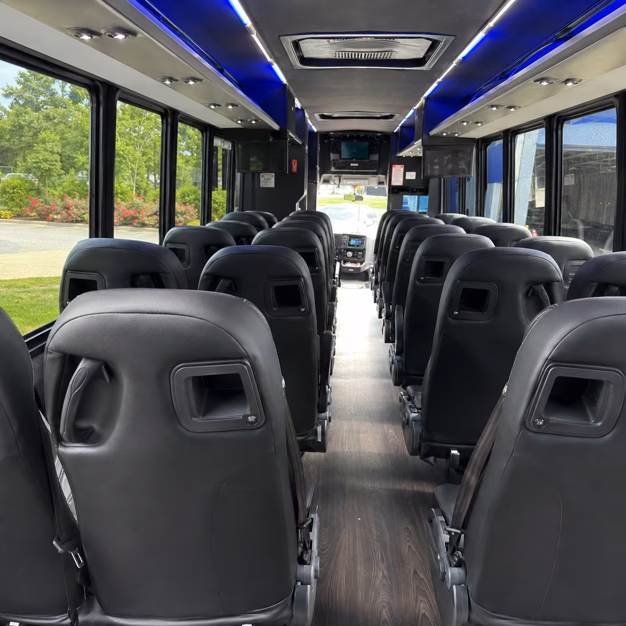 pittsburg 25 passenger minibus interior