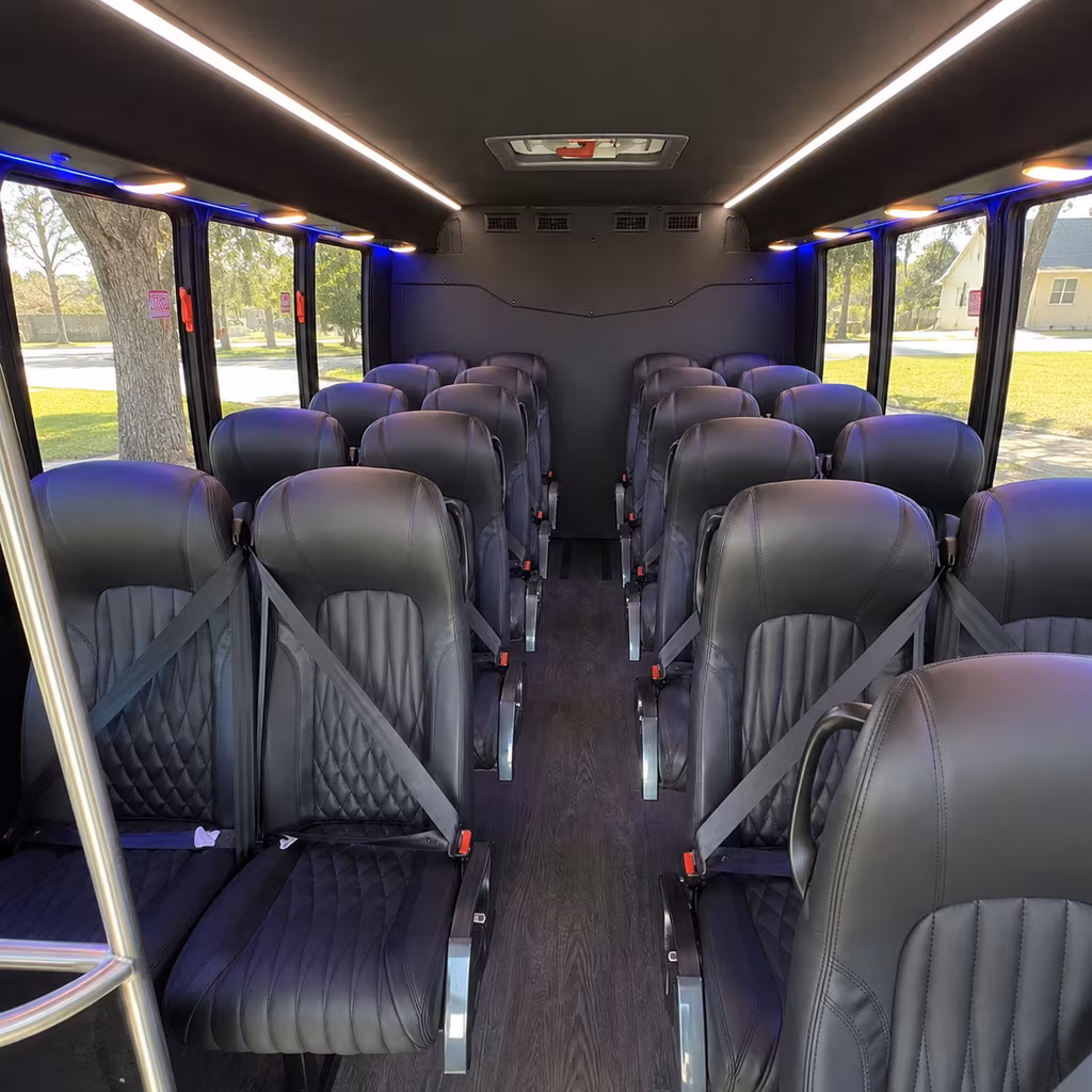 pittsburg 28 passenger minibus inside