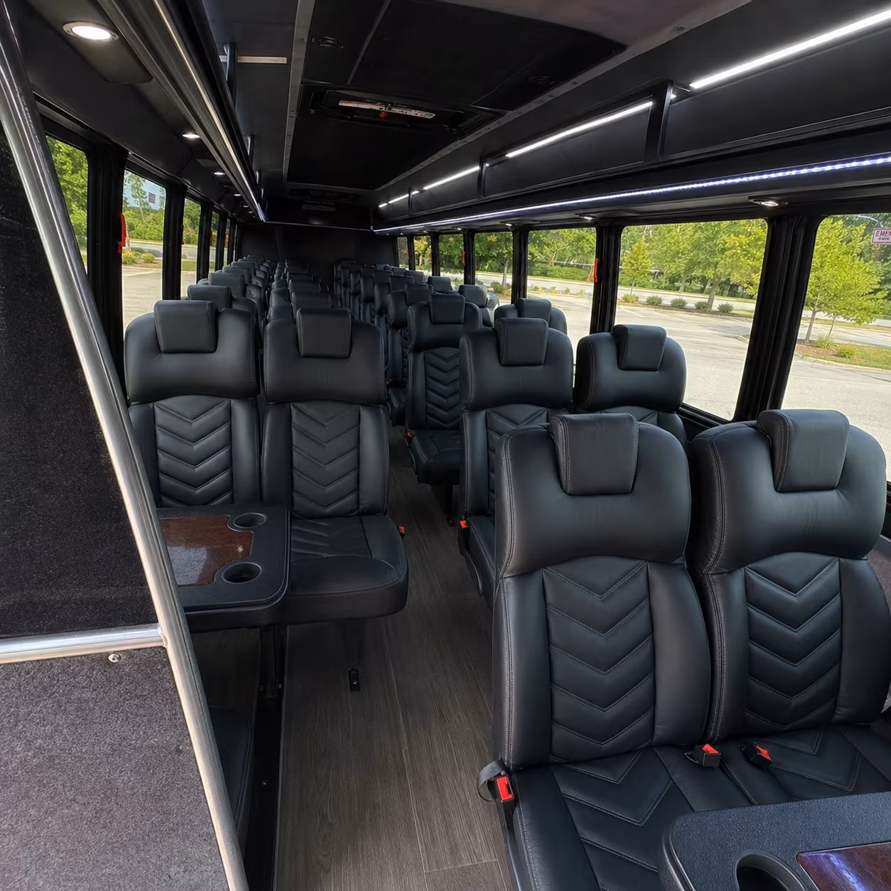 pittsburg 30 passenger minibus inside