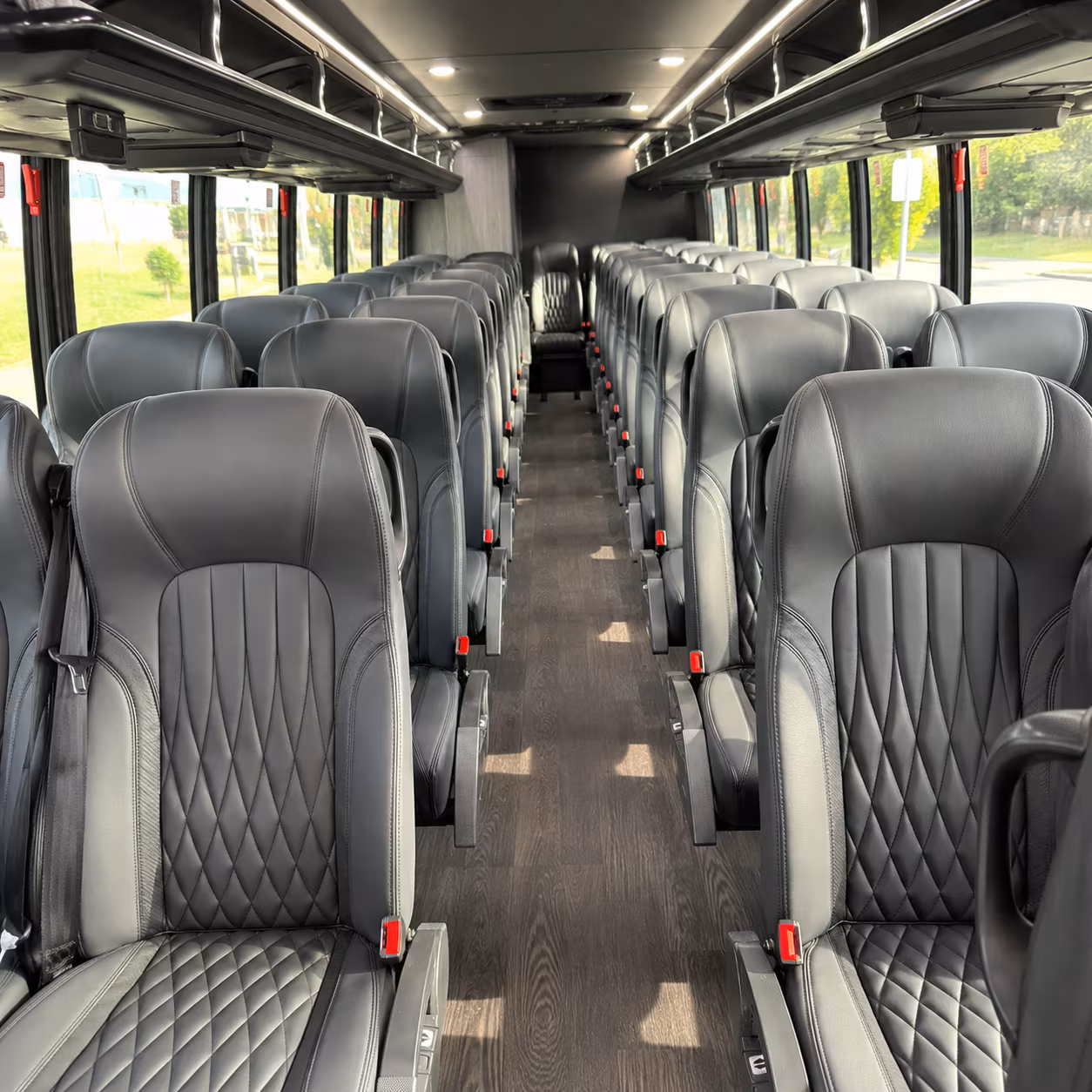 pittsburg long distance transportation onboard seating